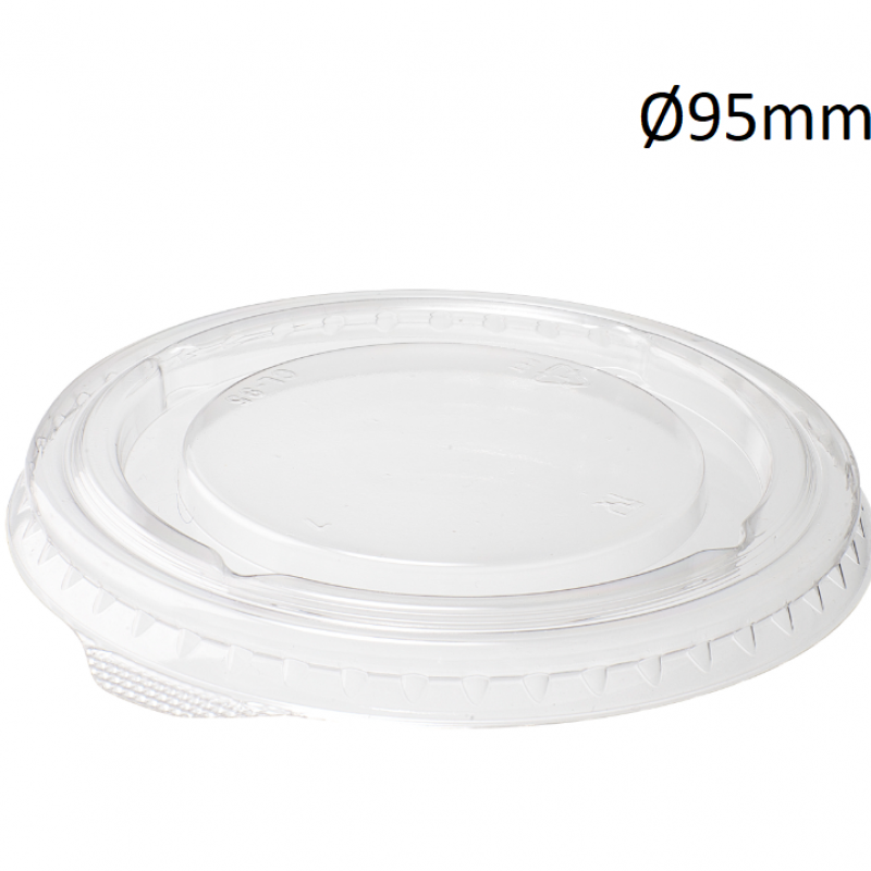 Dangtelis plastikinis ploščias su snapeliu CL95WF (95mm), 1000vnt/dėž