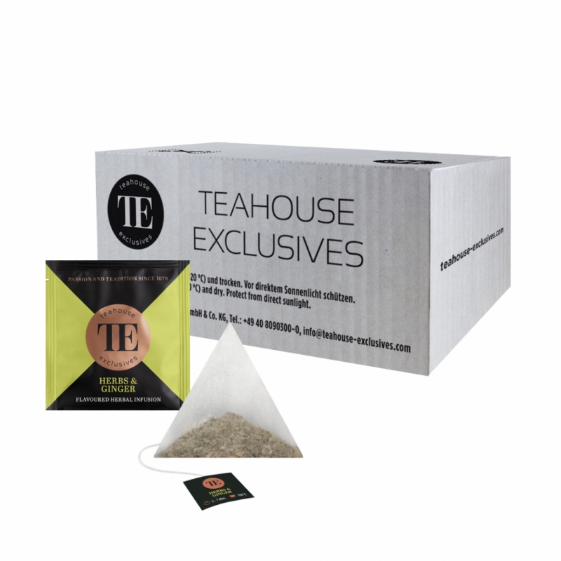 TE Gourmet tea bag | Herbs & Ginger 60 × 2 g