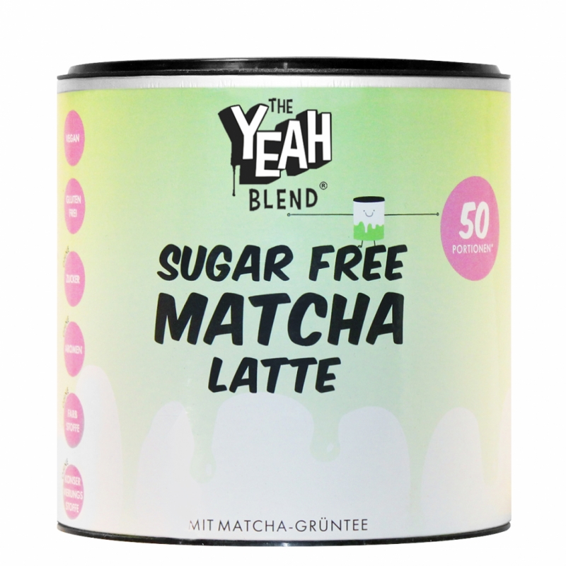 The Yeah blend Matcha Latte Sugar free powder 250 g.