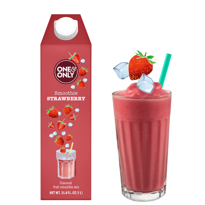 One&Only Strawberry SMOOTHIE, 1 L.