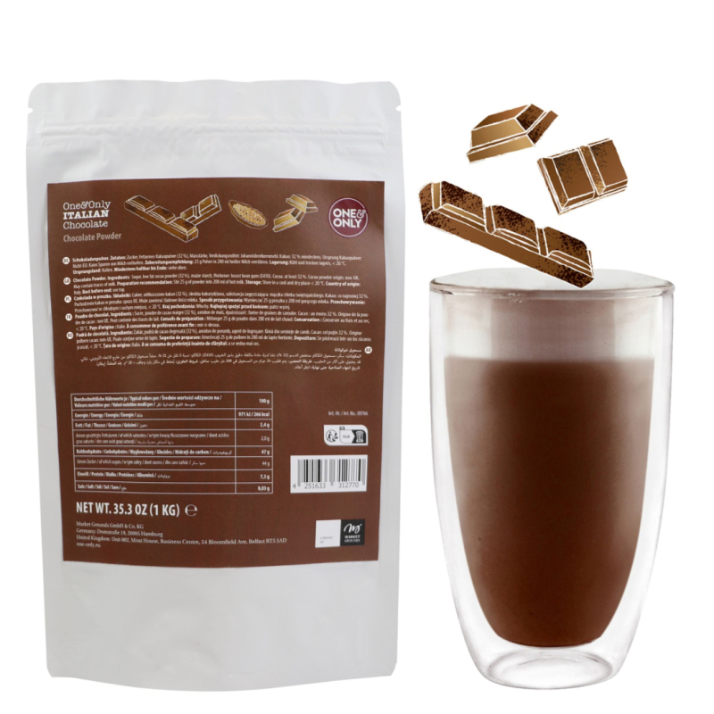 One&Only Karšto šokolado milteliai "Italian style", 1 kg.