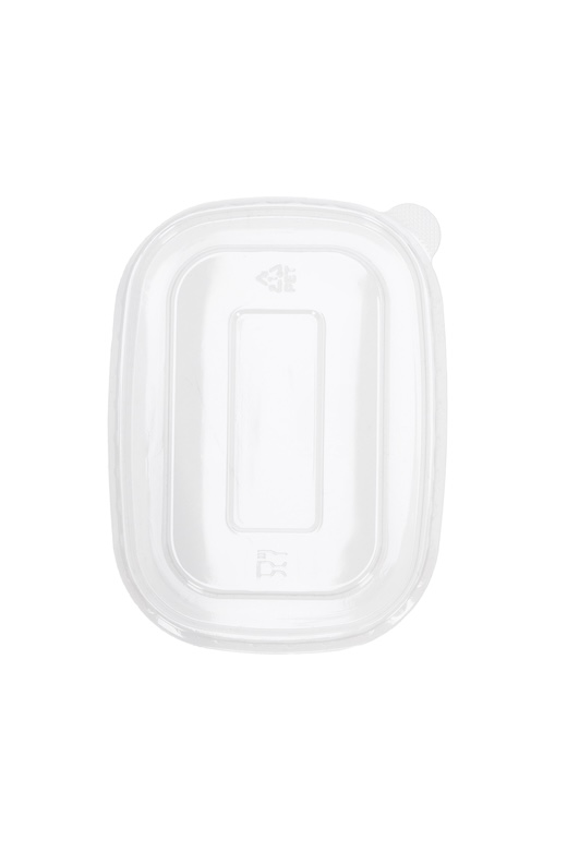 PET dangtelis stačiakampiui 750ml/1000ml dubenėliui, 300 vnt/dėž