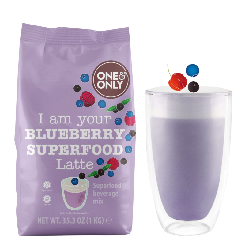 One&Only Blueberry Superfood LATTE, 1kg