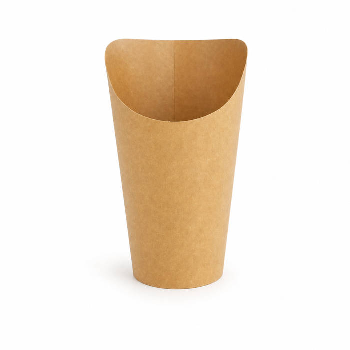 Chips indelis, kraft, 16oz, 1000 vnt/dėž.