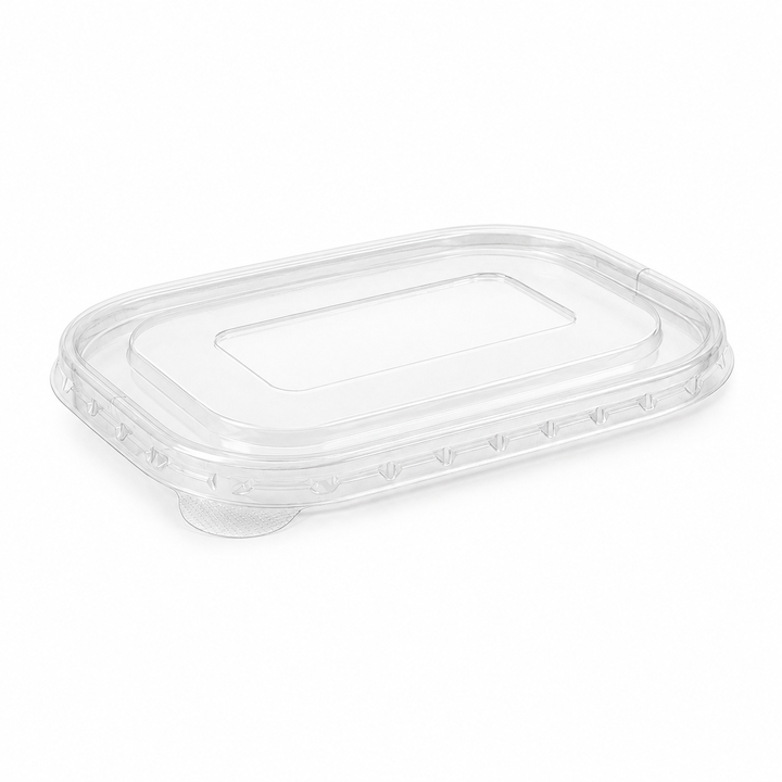PET dangtelis stačiakampiui 500ml/750ml/1000ml dubenėliui, 300vnt/dėž