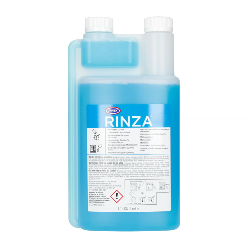 Urnex Rinza | Milk Frother Cleaner, 1.1L | Skystis pieno sistemos valymui