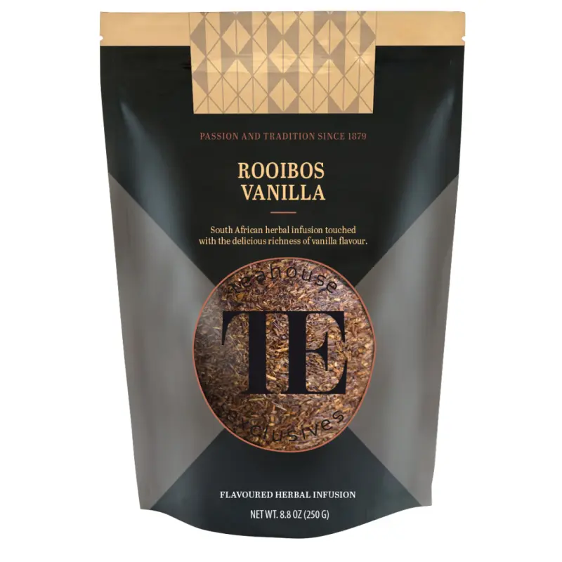 TE Luxury loose tea Rooibos Vanilla 250gr | Raudonoji (rooibos) arbata su vanile