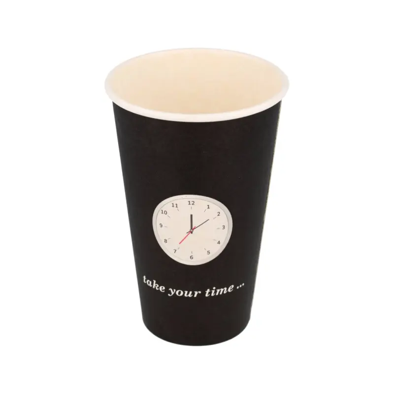 Popierinis puodelis Take Your Time 16oz | 470ml, 1000 vnt/dėž