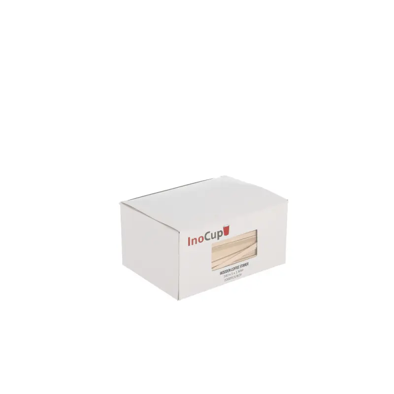 Mediniai kavos maišikliai 140x5 mm, 1000 vnt/dėž