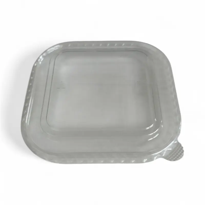 PET dangtelis kvadratiniam dubenėliui, 170x170mm, 300 vnt/dėž